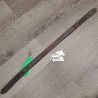 Double Stitch Leather Halter Crownpiece *gc, mnr dirt, dents, scuffs, stains, chews?