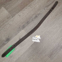 Double Stitch Leather Halter Crownpiece *vgc, dents, scuffs, mnr chew