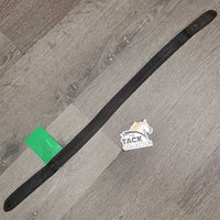 Soft Triple Stitch Leather Halter Crownpiece *vgc, oil, dents, stains, mnr chews, xhole, mnr dirt