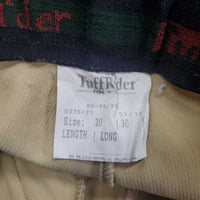Ribbed Breeches *gc/fair, older, undone stitching, rubbed, pills, snags, stained seat & legs
