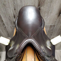 17.5" Adj *set W 6" Schleese Pouvoir Close Contact, 2 Billet Guards, 4 Velcro Blocks, Schleese Navy Cover, Wool Flocking, Rear Gusset Panels, Shoulder Relief, Flaps: 14"L x 14"W Serial #: 3-17.5 644050306

