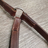 v.soft Rsd Figure 8 Noseband ONLY *vgc, clean, mnr rubs, edge scrapes/loose threads & tight keepers, clumps, stains, older
