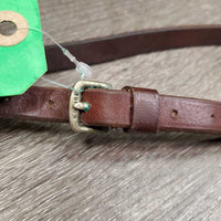 v.soft Rsd Figure 8 Noseband ONLY *vgc, clean, mnr rubs, edge scrapes/loose threads & tight keepers, clumps, stains, older
