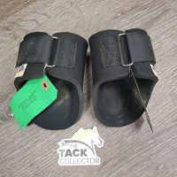Neoprene Closed Hind Boots, velcro *gc, mnr dirt, faded, stains & hair
