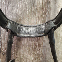 Rsd Padded Anatomical Monocrown Bridle, 2 Tab Cheeks *vgc, NO Reins, clean, mnr residue, scratches, rubs, xhole
