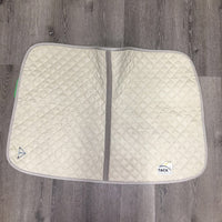 Quilt Jumper Saddle Pad *vgc, clean, mnr stain, puckers, marker, rubs, threads
