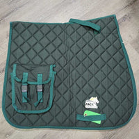 Quilt Dressage Trail Pad, 2 pockets *xc, clean, mnr hair

