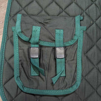 Quilt Dressage Trail Pad, 2 pockets *xc, clean, mnr hair
