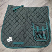 Quilt Dressage Trail Pad, 2 pockets *xc, clean, mnr hair
