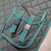 Quilt Dressage Trail Pad, 2 pockets *xc, clean, mnr hair
