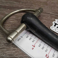 Soft Rubber Mullen Mouth D Ring *gc, older, bent side, clean, mnr scuffs
