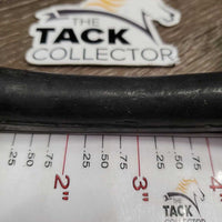 Soft Rubber Mullen Mouth D Ring *gc, older, bent side, clean, mnr scuffs
