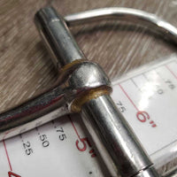 Thin D Ring Bit *gc, clean, older, peeled edges, loose joints
