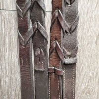 FS Rsd Soft Monocrown Hunter Bridle, Rsd/FS Braided Reins *vgc/gc, mnr dirt/residue, stains, rubs, fading & creases
