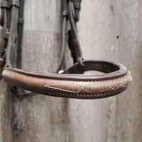 FS Rsd Soft Monocrown Hunter Bridle, Rsd/FS Braided Reins *vgc/gc, mnr dirt/residue, stains, rubs, fading & creases
