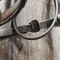 FS Rsd Soft Monocrown Hunter Bridle, Rsd/FS Braided Reins *vgc/gc, mnr dirt/residue, stains, rubs, fading & creases
