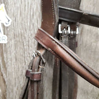 FS Rsd Soft Monocrown Hunter Bridle, Rsd/FS Braided Reins *vgc/gc, mnr dirt/residue, stains, rubs, fading & creases
