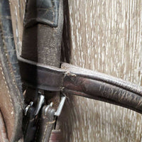 FS Rsd Soft Monocrown Hunter Bridle, Rsd/FS Braided Reins *vgc/gc, mnr dirt/residue, stains, rubs, fading & creases
