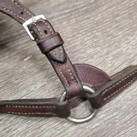 FS Rsd Drop Adjustable Noseband *fair/poor, clean, deep CRACKS, older
