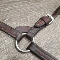 FS Rsd Drop Adjustable Noseband *fair/poor, clean, deep CRACKS, older
