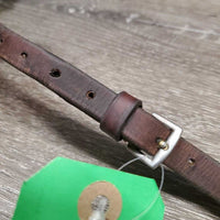 FS Rsd Drop Adjustable Noseband *fair/poor, clean, deep CRACKS, older
