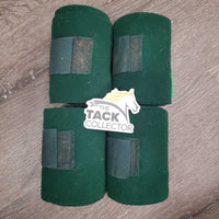 4 Fleece Polo Wraps *gc, mnr hair, dusty?stains, clumpy, clean
