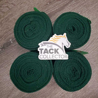 4 Fleece Polo Wraps *gc, mnr hair, dusty?stains, clumpy, clean
