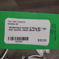 Waterford Hunter D Ring Bit *vgc, mnr scuffs, clean
