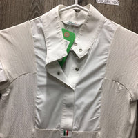 SS Show Shirt, Snaps, Snap Collar *xc, v.mnr snag & puckers