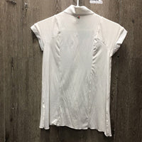 SS Show Shirt, Snaps, Snap Collar *xc, v.mnr snag & puckers
