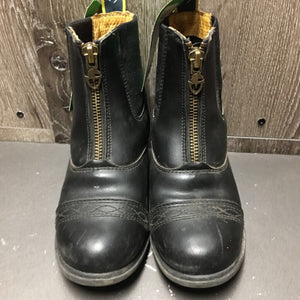 CHILDRENS Paddock Boots, Zips *vgc, mnr dirt, rubs & scratches