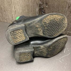 CHILDRENS Paddock Boots, Zips *vgc, mnr dirt, rubs & scratches
