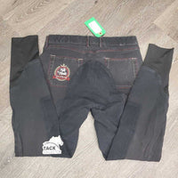 Full Seat Breeches *gc/fair, v.faded, v.rubs, pills, seam puckers, sm hole, pulled seat seam
