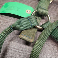 v.thick Nylon Halter *gc/vgc, clean, discolored, faded, v.stiff & twist

