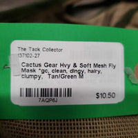 Hvy & Soft Mesh Fly Mask *gc, clean, dingy, hairy, clumpy
