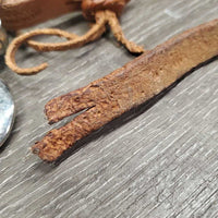 Narrow Yacht Rope Loop Barrel - Roper Reins, loops, snap, lace *gc, chewed/broken loop
