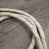 Narrow Yacht Rope Loop Barrel - Roper Reins, loops, snap, lace *gc, chewed/broken loop
