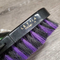 Body Brush, Rubber Handle, Bling *vgc, mnr hair, dirt & bent bristles
