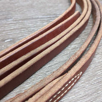 Pr Quick Change Hvy Leather Split Reins *vgc/xc, mnr dirt, scratches & stains
