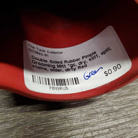 Double Sided Rubber Pimple Grooming Mitt *gc, dry, stiff, split, stains, older, dirty
