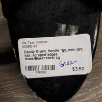 Dandy Brush, Handle *gc, mnr dirt, hair, scraped edges
