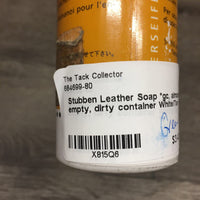 Leather Soap *gc, almost empty, dirty container
