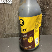 "Leder-Soft" Leather Conditioner *v.dented bottle, dirty, 1/3 full, older?
