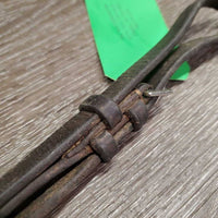 1 Only Narrow Breast Plate Strap, Snap *gc/fair, rust, clean, residue, older, creases, xholes, stains
