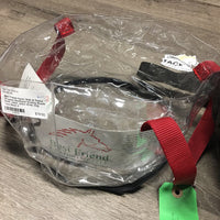 Nylon Web & Fleece Wrapped Noseband Grazing Muzzle - Halter, halter, extra strap, bag *new