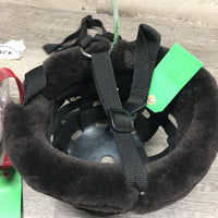 Nylon Web & Fleece Wrapped Noseband Grazing Muzzle - Halter, halter, extra strap, bag *new

