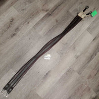 Thin Narrow Leather Girth, els *vgc, v.mnr dirt & stains, older
