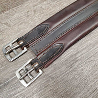 Thin Narrow Leather Girth, els *vgc, v.mnr dirt & stains, older
