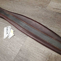 Thin Narrow Leather Girth, els *vgc, v.mnr dirt & stains, older
