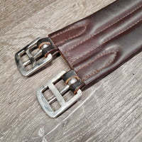 Thin Narrow Leather Girth, els *vgc, v.mnr dirt & stains, older
